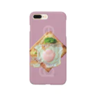 mk-paletのegg toast (orchid) スマホケース