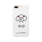 pocaのお絵描きの犬とリボン Smartphone Case