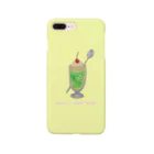 kaotaruのmelon cream soda！ スマホケース 黄色 Smartphone Case