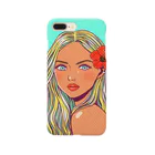 TROPICAL GIRL SHOPのハイビスカスガール Smartphone Case