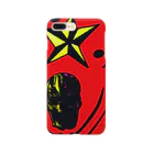 愛男-ARTWORK-の⭐スター髑髏。 Smartphone Case