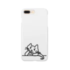 魚風商店のマフラーねこ〜モノクロ Smartphone Case