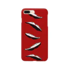 WORLD WOLFの鳥の羽（赤） Smartphone Case