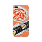 Y.A.E.Cのトッポギとキンパ/떡볶이 김밥 スマホケース