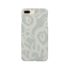 ATELIER RYUSEIの鳥 tori-pattern-smokeblue Smartphone Case