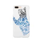 TRAVA design SHOPの猫トライバル×青空 Smartphone Case