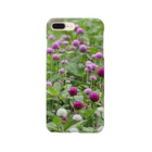 花染めの箱庭の千日紅 Smartphone Case