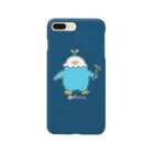 ぱはろちゃん(Pahallow)の枝持ち青ぱはろちゃんのスマホケース Smartphone Case