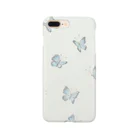 hanakirinnのsky flower 青い蝶々 Smartphone Case