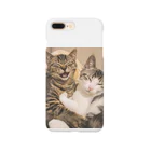 H.A.G.Sの笑う猫様スマホケース Smartphone Case