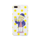 野田　尚花のレモンくん80年代イラスト風　ドット Smartphone Case