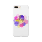 おにりかの水彩 カラフル 愛 幸せ花 Smartphone Case