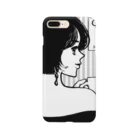 MicaPix/SUZURI店のCoffee＆Girl "No.i" Smartphone Case