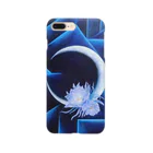 月夜観Galleryの月と花(月下美人) Smartphone Case