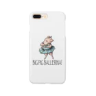 atelier✳︎miraのBig Pig Ballerina  スマホケース