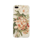 夜間遊泳のボタニカル　花柄　植物　絵画プリント Smartphone Case