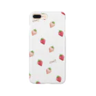 やよいのstrawberry pattern スマホケース