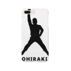 ラングレンあべの店内のOHIRAKI silhouette グッズ スマホケース