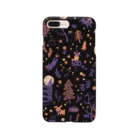 ナコの夜の森 (ブラック) Smartphone Case