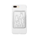 けちゃっぷごはんのお店の家族写真（くま）黒 Smartphone Case