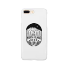 NORTH ISLAND BEERのノースアイランドビール スマホケース（山と鹿） Smartphone Case