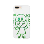 Amoliy のエンジェルガール　green スマホケース