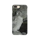 野鳥と犬の竃蔵屋(かまくらや)のシマフクロウ。猛禽類。野鳥。 Smartphone Case