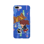 ざしきにゃんこ製作所の雨とさくらとにゃんこと私 Smartphone Case