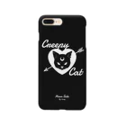 IENITY　/　MOON SIDEの【MOON SIDE】 Creepy Cat #Black Smartphone Case