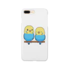 officecollegeのつがいのインコさん_2 Smartphone Case