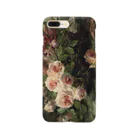 花名画アートグッズのフランス・モルテルマン《バスケットのピンクの薔薇》 Smartphone Case