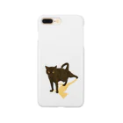 10-grove(Kidati)の【黒猫ストレッチ】 Smartphone Case