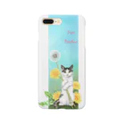 Ａｔｅｌｉｅｒ　Ｈｅｕｒｅｕｘのタンポポとサバトラ子猫② Smartphone Case