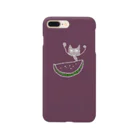 Naoka_のハッピースイカキャットなスマホケース Smartphone Case