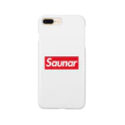 DRIPPEDのSaunar-サウナー-赤BOXロゴ Smartphone Case