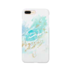 hikari no suisai （ひかり.の水彩）のlight blue Smartphone Case