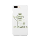 DIAGONAL MODEのHELLO WORLD スマホケース