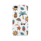 デザインショップ-アトリエの夏ビーチイラスト Smartphone Case