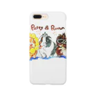 モルモット&小動物雑貨屋さん「パティ&ルンルン」のオリジナルイラストです☆ Smartphone Case