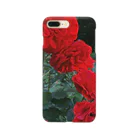 その日暮らし。の薔薇のお花 深紅 Smartphone Case