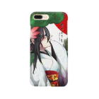 なまこの酢漬けアイテムの花札:松に鶴 Smartphone Case