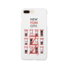 シオノガクのNEW YORK CITY [RED] スマホケース