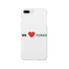 つちやみTシャツ屋のWELOVEYUKKO スマホケース