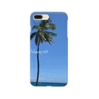 Non heels Hawaiiの空と椰子の木🌴 スマホケース
