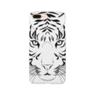 Baby Tigerのトラの顔(白黒) Smartphone Case