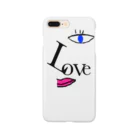 あなたは美しい　Tommy's ShopのLOVE EYE スマホケース