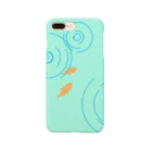 ずっぽんぽ(利益100円均一)の波紋と金魚 Smartphone Case