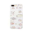 めんだこ・さうるす本舗のめんだこちゃんスマホケース─くうもの、くわれるもの─ Smartphone Case