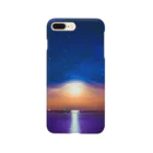 パラレルワールドの森の夕焼け Smartphone Case