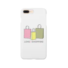 ヨープキャンが気になったの紙袋 LOVE SHOPPING Smartphone Case